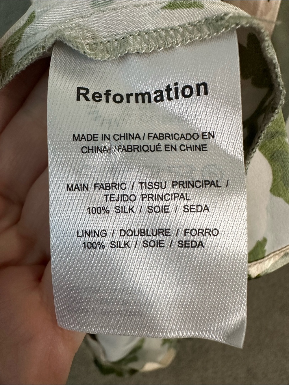 REFORMATION Veria Maxi Silk Floral Dress SZ US 4 NWT - Picture 4 of 8